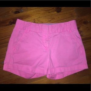 Hot Pink J Crew Chino Shorts Size 0